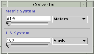 The Swing version of the Converter demo.