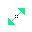 Resize Region Cursor (back diagonal)